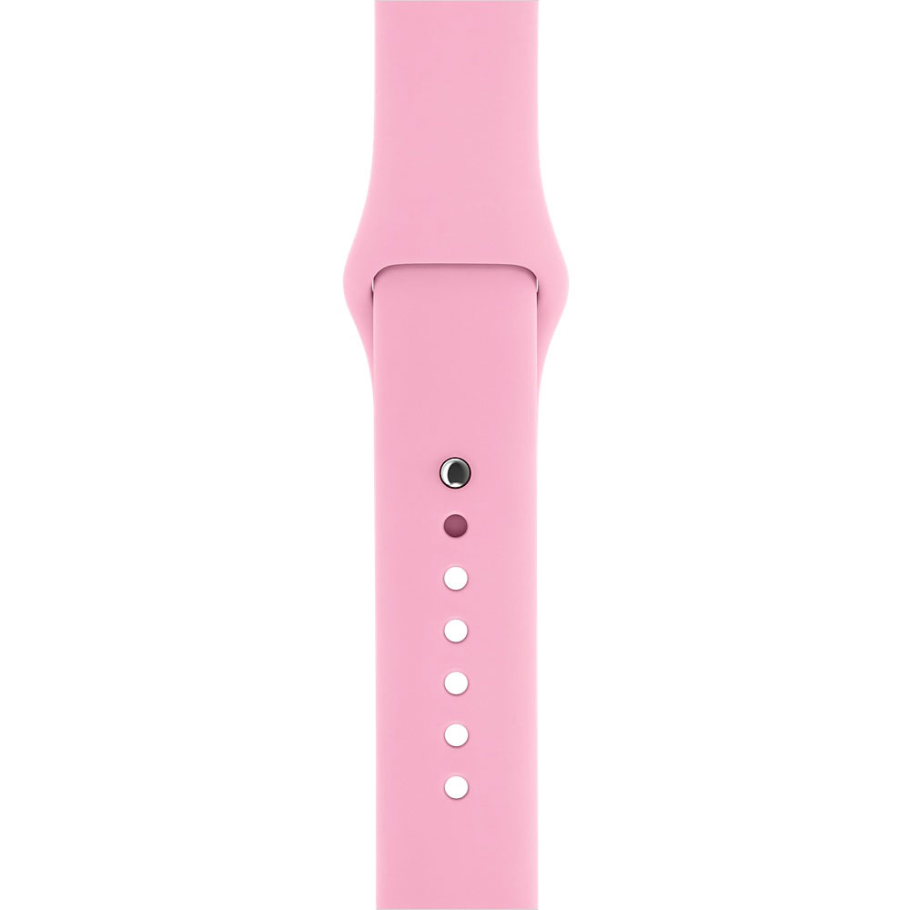 Ремешок для Apple Watch спортивный "Sport", размер 38-40 mm, цвет светло розовый