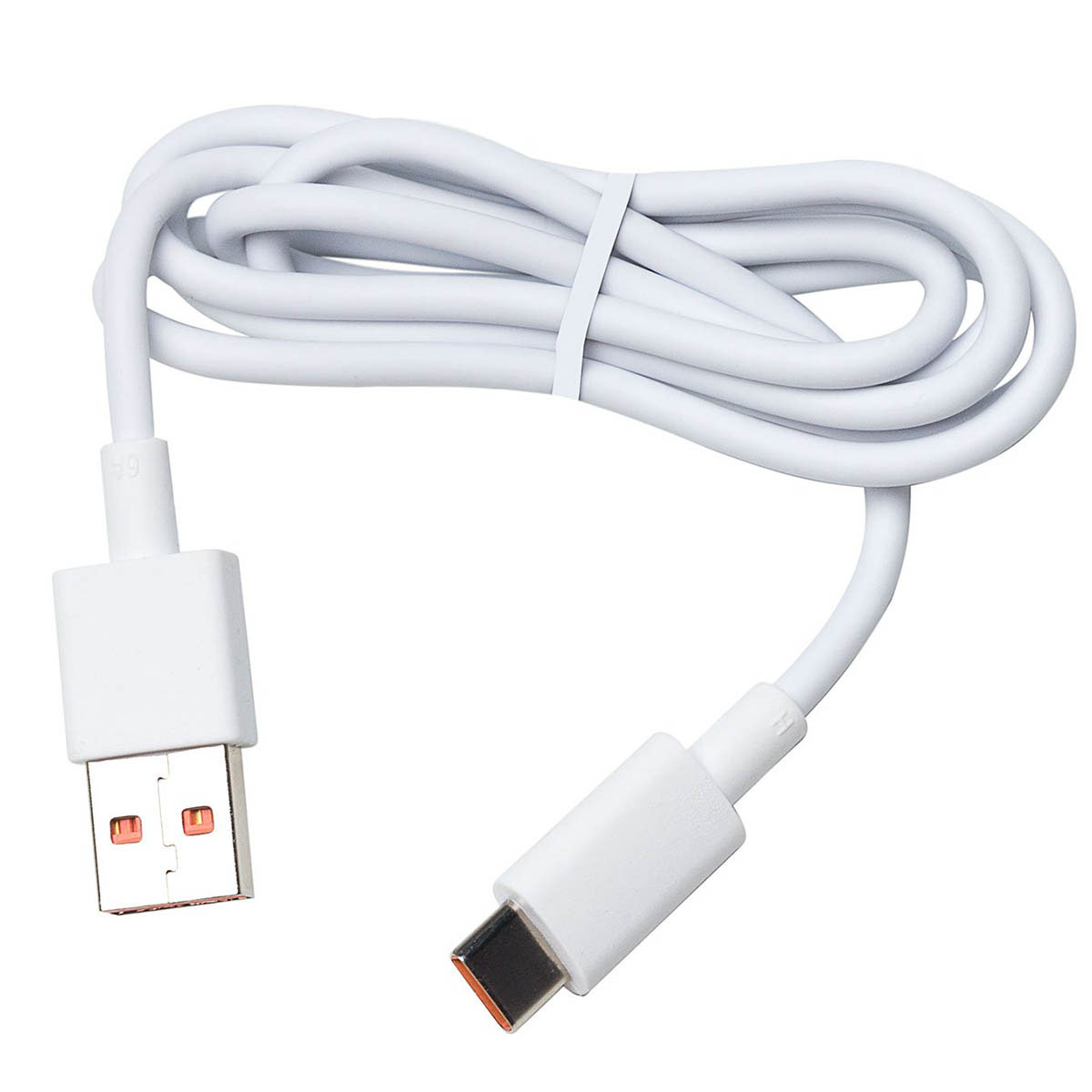 СЗУ (Сетевое зарядное устройство) MDY-12-ED с кабелем USB Type C, 120W, 6A, 1 USB, длина 1 метр, цвет белый