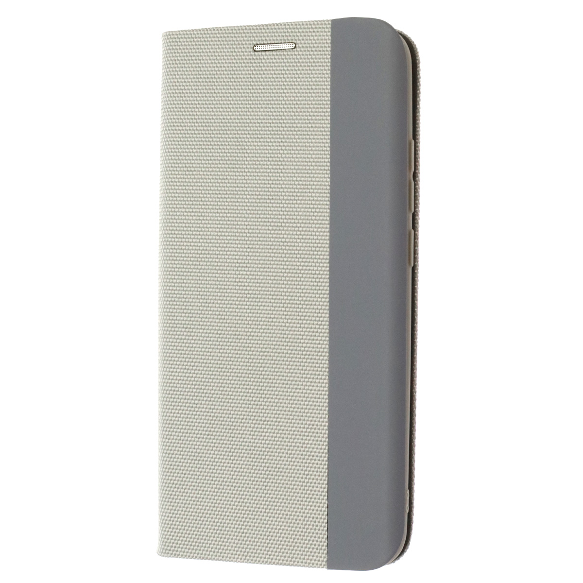 Чехол книжка MESH для XIAOMI Redmi 9A, текстиль, силикон, бархат, визитница, цвет серый