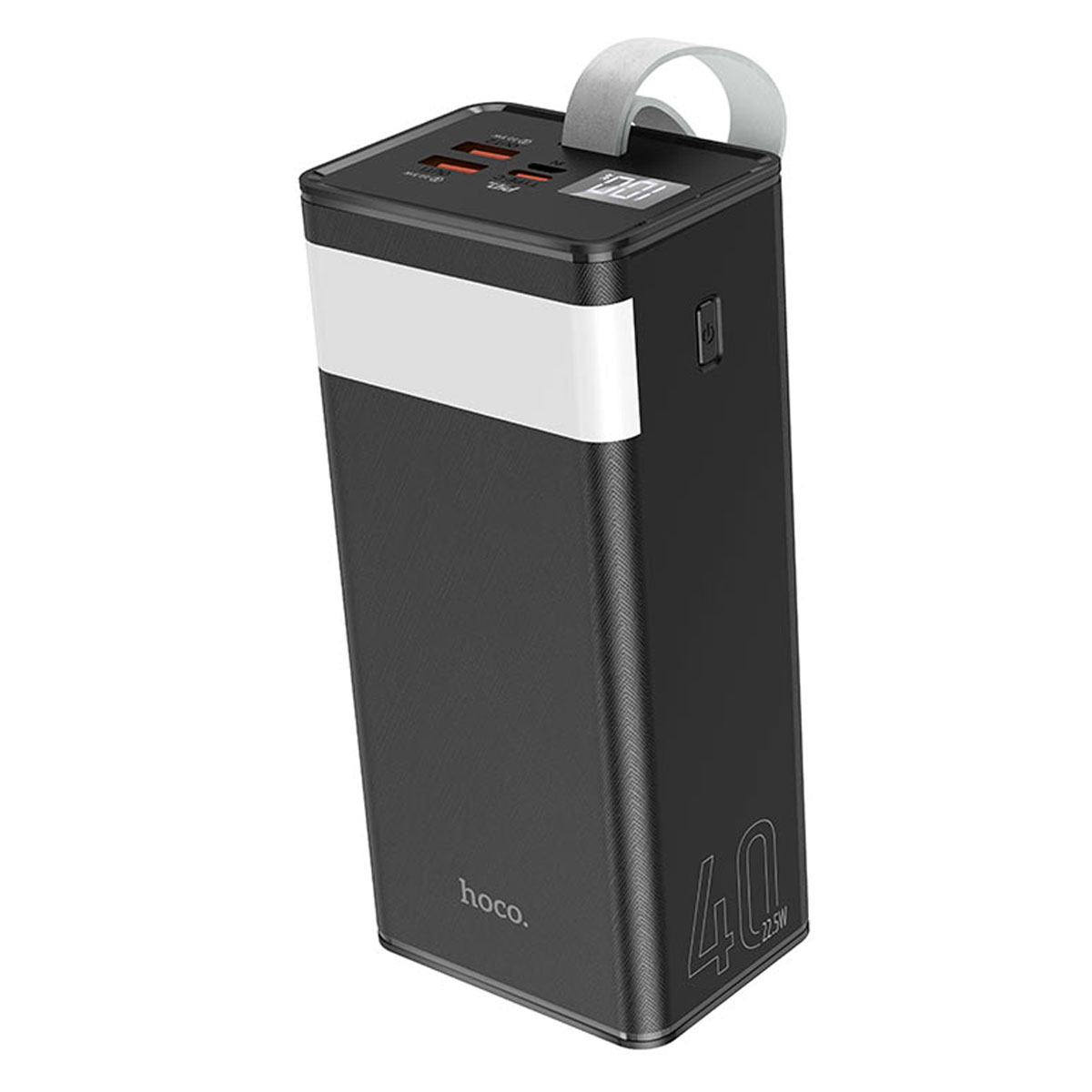 Внешний портативный аккумулятор, Power Bank HOCO J86 Powermaster, 40000 mAh, цвет черный
