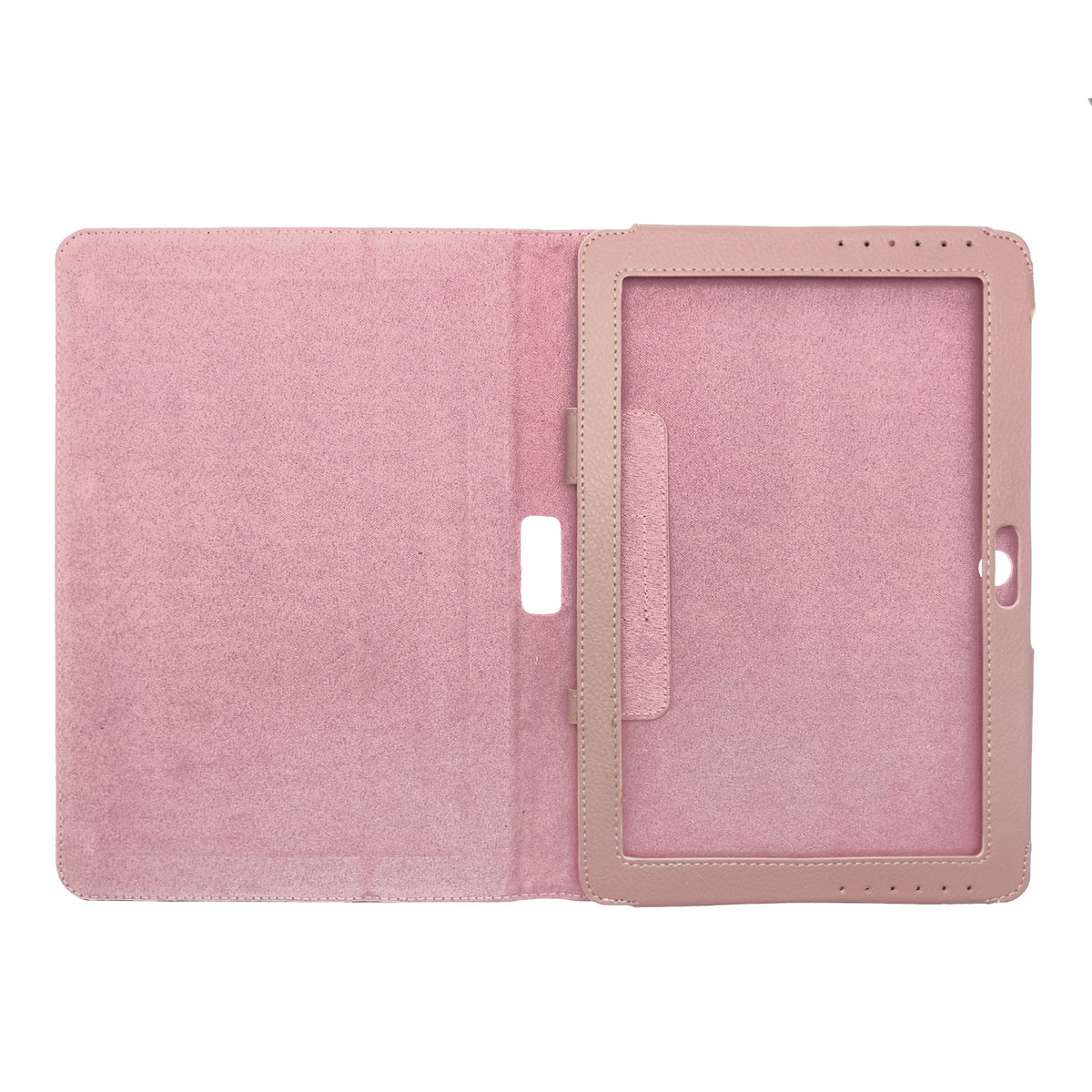 Чехол книжка для SAMSUNG Galaxy Tab 2 10.1 (P5100, P5110), экокожа, цвет розовый.