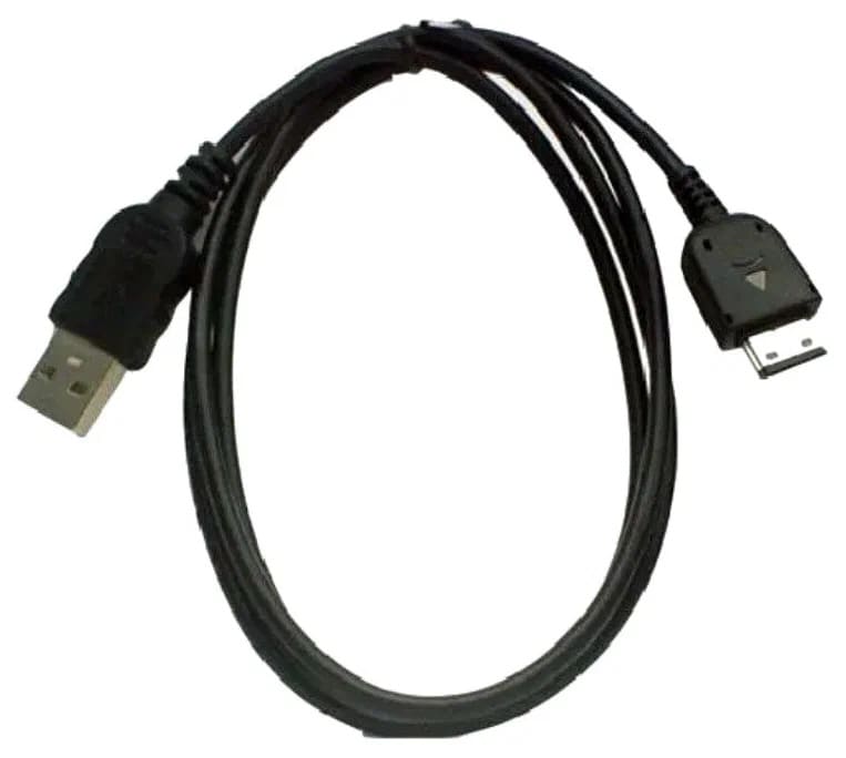 Кабель зарядки для Samsung D880 (E210, G600, G800, M600, M610, F210), длина 1 метр, цвет черный