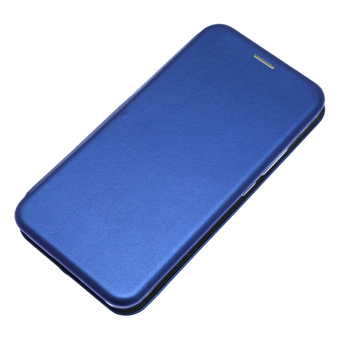 Чехол книжка STYLISH для Realme 15T, силикон, экокожа, визитница, цвет синий