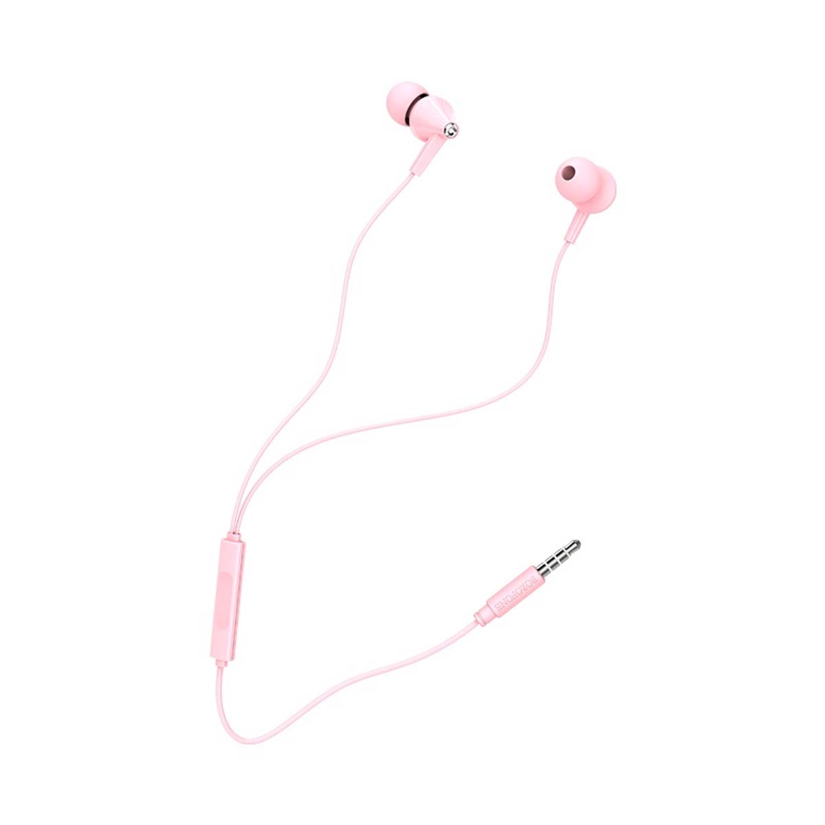Гарнитура (наушники с микрофоном) проводная, BOROFONE BM49 Player, цвет розовый