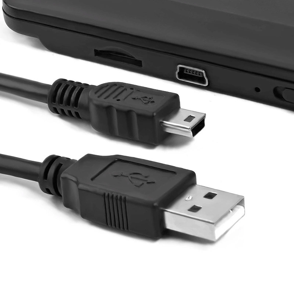 Кабель USB - Mini USB (V3), длина 45 см, цвет черный