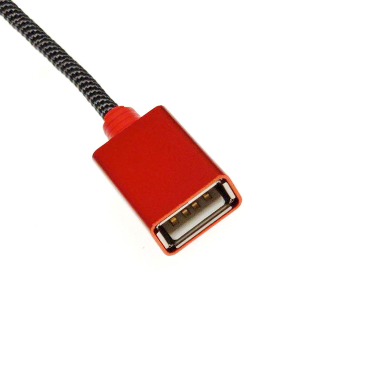 Переходник, адаптер, конвертер OTG С&Q CQ047, Lightning 8 pin на USB, цвет красный