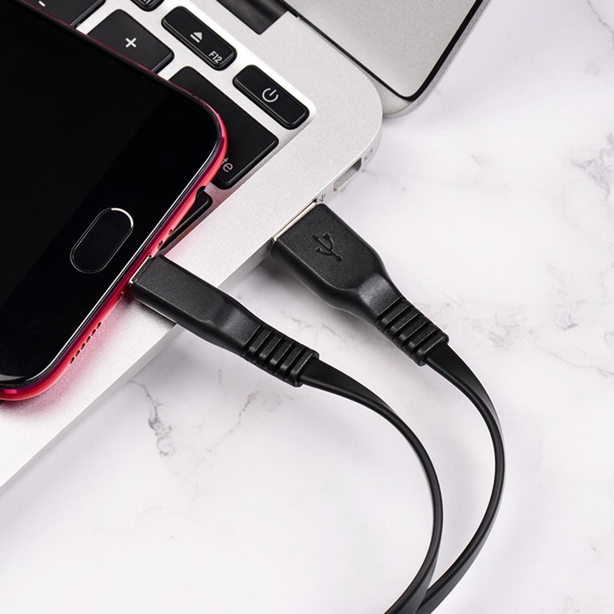 Кабель BOROFONE BX23 Wide power Micro USB, 2.4A, длина 1 метр, силикон, цвет черный