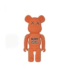 Наклейка BEARBRICK, пластик, цвет оранжевый
