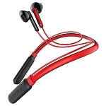 Гарнитура (наушники с микрофоном) беспроводная, Baseus Encok Neck Hung Bluetooth Earphone S16, цвет красный.
